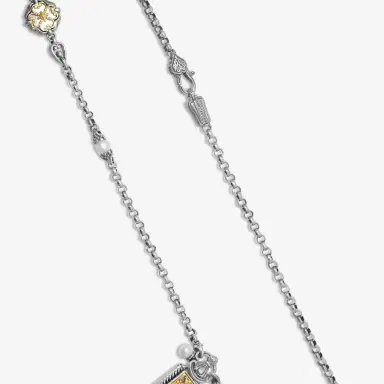Konstantino Konstantino Hestia 18K Yellow Gold & Sterling Silver MOP Pendant Necklace by The Solist | Thumbnail 3 Konstantino Konstantino Hestia 18K Yellow Gold & Sterling Silver MOP Pendant Necklace by The Solist | Thumbnail 3