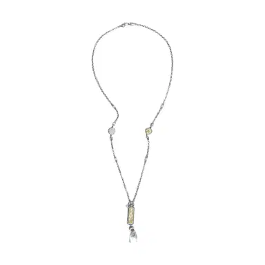 Konstantino Konstantino Hestia 18K Yellow Gold & Sterling Silver MOP Pendant Necklace by The Solist | Thumbnail 1 Konstantino Konstantino Hestia 18K Yellow Gold & Sterling Silver MOP Pendant Necklace by The Solist | Thumbnail 1