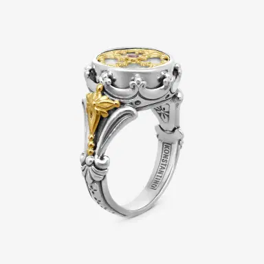Konstantino Konstantino Hestia 18K Yellow Gold & Sterling Silver Multi-Gemstone Ring Sz. 8 by The Solist | Thumbnail 2 Konstantino Konstantino Hestia 18K Yellow Gold & Sterling Silver Multi-Gemstone Ring Sz. 8 by The Solist | Thumbnail 2