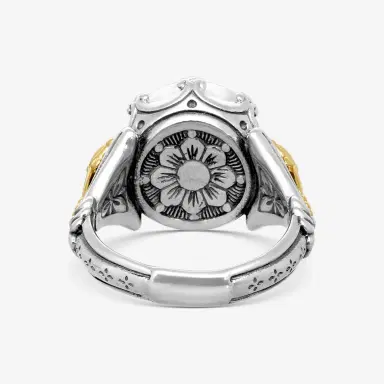Konstantino Konstantino Hestia 18K Yellow Gold & Sterling Silver Multi-Gemstone Ring Sz. 8 by The Solist | Thumbnail 3 Konstantino Konstantino Hestia 18K Yellow Gold & Sterling Silver Multi-Gemstone Ring Sz. 8 by The Solist | Thumbnail 3