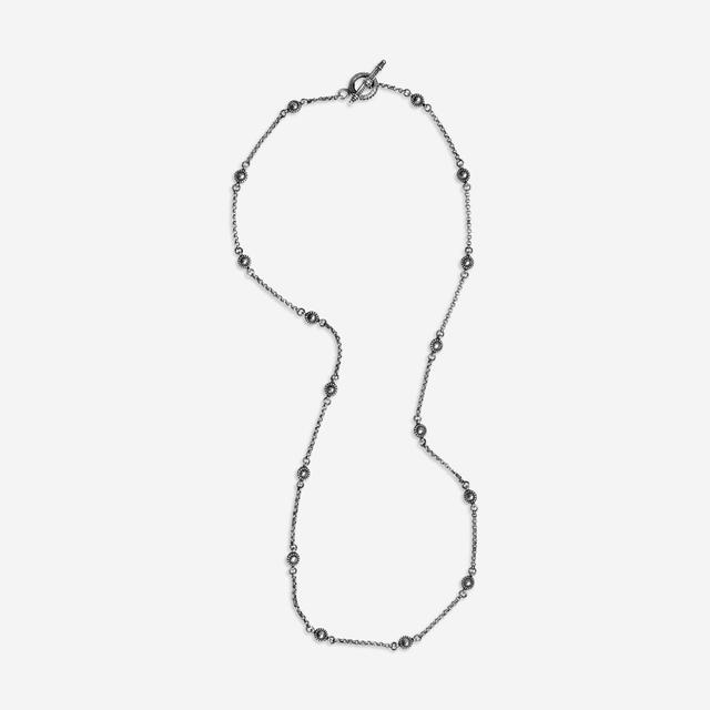 Konstantino SS Classic Sterling Silver Dot Station Necklace by The Solist Konstantino SS Classic Sterling Silver Dot Station Necklace by The Solist