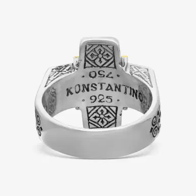 Konstantino Konstantino Stavros 18K Yellow Gold & Sterling Silver Cross Ring Sz. 13.5 by The Solist | Thumbnail 3 Konstantino Konstantino Stavros 18K Yellow Gold & Sterling Silver Cross Ring Sz. 13.5 by The Solist | Thumbnail 3