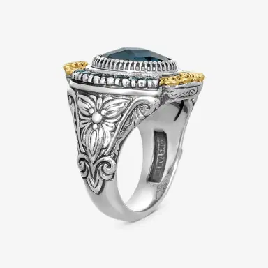 Konstantino Konstantino Thalassa 18K Yellow Gold & Sterling Silver Statement Ring Sz. 7 by The Solist | Thumbnail 2 Konstantino Konstantino Thalassa 18K Yellow Gold & Sterling Silver Statement Ring Sz. 7 by The Solist | Thumbnail 2