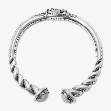 Konstantino Konstantino Ultra Sterling Silver Mother of Pearl Doublet Cuff Bracelet by The Solist | Thumbnail 2 Konstantino Konstantino Ultra Sterling Silver Mother of Pearl Doublet Cuff Bracelet by The Solist | Thumbnail 2