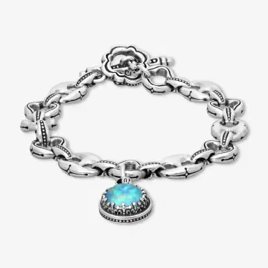 Konstantino Konstantino Ultra Sterling Silver Opal Doublet Link Bracelet by The Solist | Thumbnail 2 Konstantino Konstantino Ultra Sterling Silver Opal Doublet Link Bracelet by The Solist | Thumbnail 2