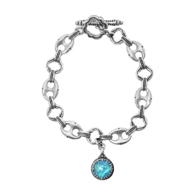 Konstantino Konstantino Ultra Sterling Silver Opal Doublet Link Bracelet by The Solist | Thumbnail 1 Konstantino Konstantino Ultra Sterling Silver Opal Doublet Link Bracelet by The Solist | Thumbnail 1