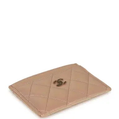 Chanel Chanel Classic Card Holder Wallet Light Pink Iridescent Calfskin Silver Hardware | Thumbnail 3 Chanel Chanel Classic Card Holder Wallet Light Pink Iridescent Calfskin Silver Hardware | Thumbnail 3