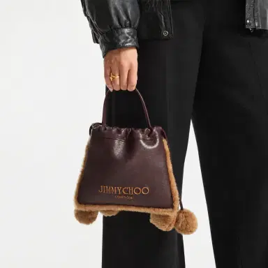 Jimmy Choo Drawstring Pouch Top Handle | Thumbnail 3 Jimmy Choo Drawstring Pouch Top Handle | Thumbnail 3