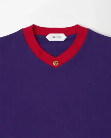 Versace Stretch Cotton-Jersey T-Shirt | Thumbnail 2 Versace Stretch Cotton-Jersey T-Shirt | Thumbnail 2