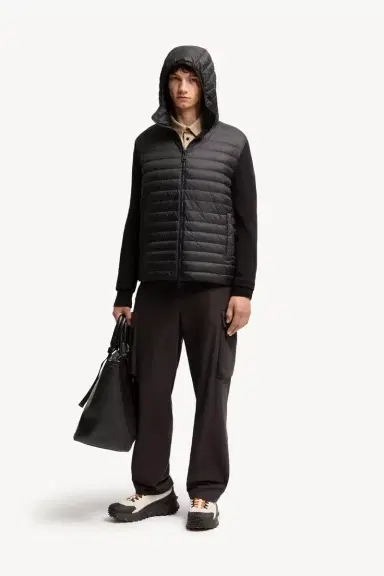 Moncler Padded Cashmere Blend Cardigan | Thumbnail 3 Moncler Padded Cashmere Blend Cardigan | Thumbnail 3