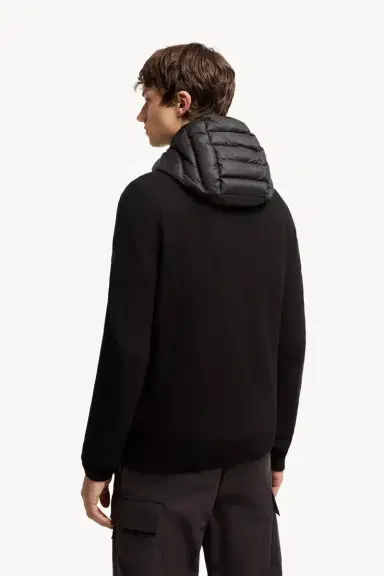 Moncler Padded Cashmere Blend Cardigan | Thumbnail 6 Moncler Padded Cashmere Blend Cardigan | Thumbnail 6