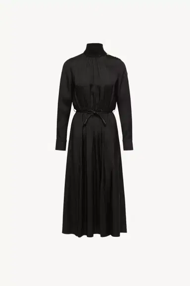 Moncler Leather Logo Long Dress | Thumbnail 2 Moncler Leather Logo Long Dress | Thumbnail 2