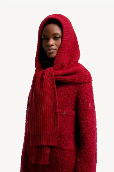 Moncler Wool & Cashmere Blend Hooded Scarf | Thumbnail 3 Moncler Wool & Cashmere Blend Hooded Scarf | Thumbnail 3
