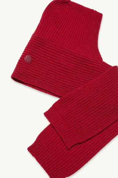 Moncler Wool & Cashmere Blend Hooded Scarf | Thumbnail 4 Moncler Wool & Cashmere Blend Hooded Scarf | Thumbnail 4