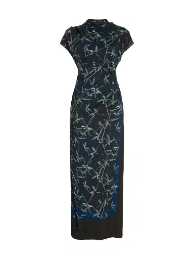 Proenza Schouler Anais Printed Stretch Cady Maxi Dress | Thumbnail 1 Proenza Schouler Anais Printed Stretch Cady Maxi Dress | Thumbnail 1
