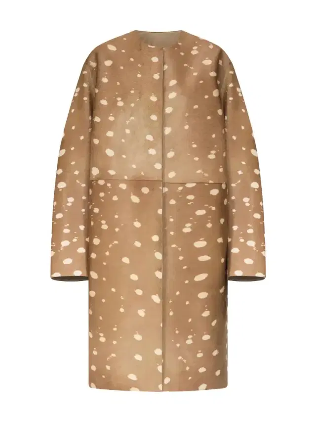 Liza Deer-Print Haircalf Coat Liza Deer-Print Haircalf Coat