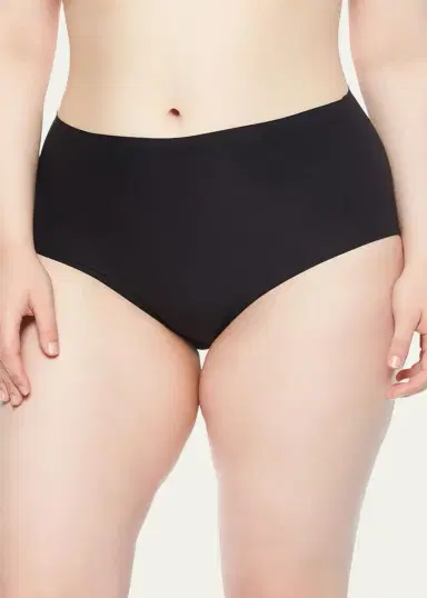 Chantelle Plus Size Soft Stretch Full-Coverage Briefs | Thumbnail 2 Chantelle Plus Size Soft Stretch Full-Coverage Briefs | Thumbnail 2