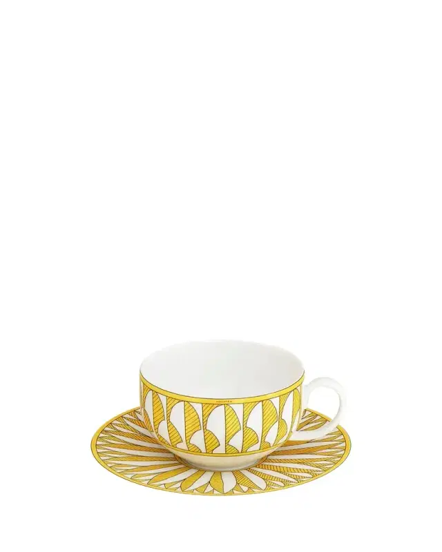 Soleil d'Hermes Tea Cup & Saucer Set Soleil d'Hermes Tea Cup & Saucer Set