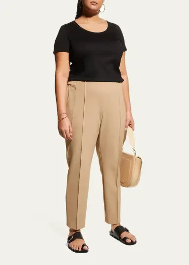 Lafayette 148 New York Plus Size Gramercy Acclaimed-Stretch Pants | Thumbnail 2 Lafayette 148 New York Plus Size Gramercy Acclaimed-Stretch Pants | Thumbnail 2
