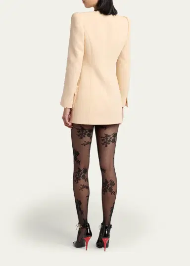 Valentino Garavani Tie-Neck Mini Blazer Dress | Thumbnail 3 Valentino Garavani Tie-Neck Mini Blazer Dress | Thumbnail 3