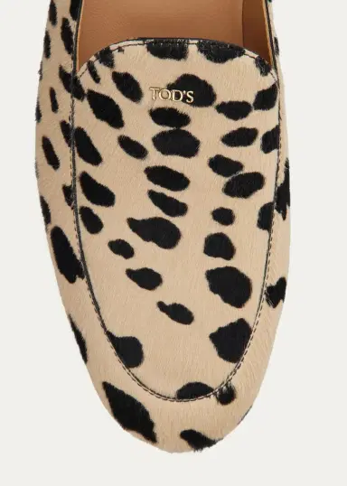 Tod's Pony Effect Leather Mule Loafers | Thumbnail 4 Tod's Pony Effect Leather Mule Loafers | Thumbnail 4
