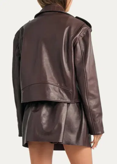 SEROYA Camden Leather Jacket | Thumbnail 3 SEROYA Camden Leather Jacket | Thumbnail 3