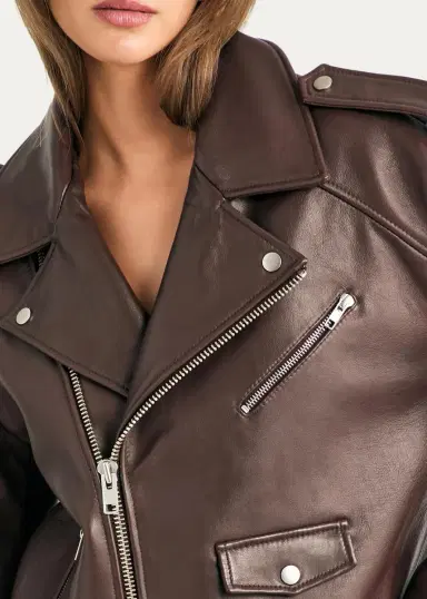 SEROYA Camden Leather Jacket | Thumbnail 5 SEROYA Camden Leather Jacket | Thumbnail 5