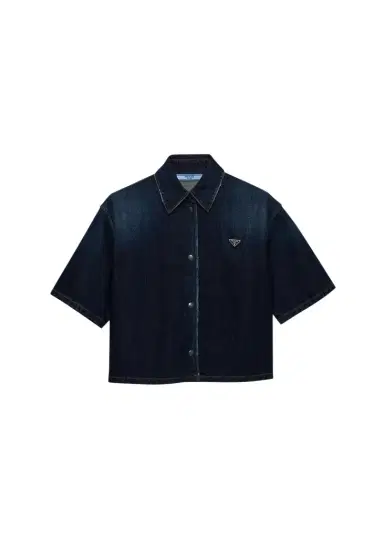 Prada Cotton Cropped Shirt | Thumbnail 1 Prada Cotton Cropped Shirt | Thumbnail 1