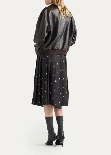 Prada Floral Belted Midi Dress | Thumbnail 3 Prada Floral Belted Midi Dress | Thumbnail 3