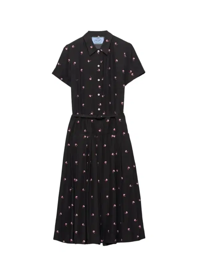 Floral Belted Midi Dress Floral Belted Midi Dress