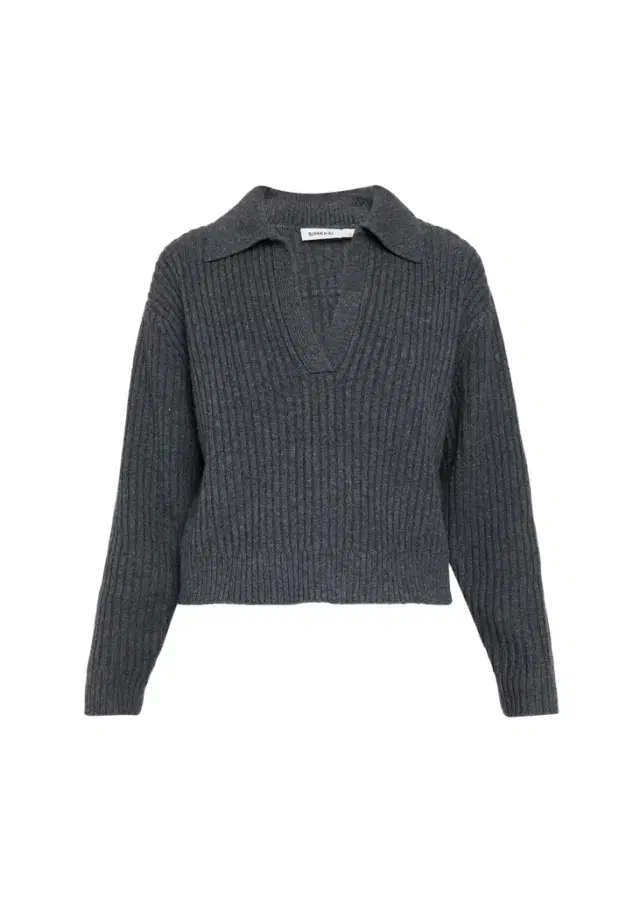 Natalia Rib-Knit Fringe Sweater Natalia Rib-Knit Fringe Sweater