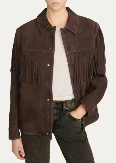 Frame The Suede Rodeo Jacket | Thumbnail 3 Frame The Suede Rodeo Jacket | Thumbnail 3