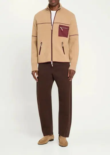 Guest In Residence Louis Felted Wool-Cashmere Zip-Front Jacket | Thumbnail 2 Guest In Residence Louis Felted Wool-Cashmere Zip-Front Jacket | Thumbnail 2