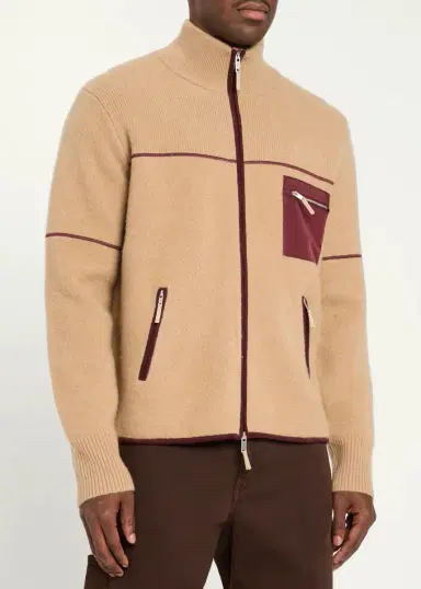 Guest In Residence Louis Felted Wool-Cashmere Zip-Front Jacket | Thumbnail 4 Guest In Residence Louis Felted Wool-Cashmere Zip-Front Jacket | Thumbnail 4