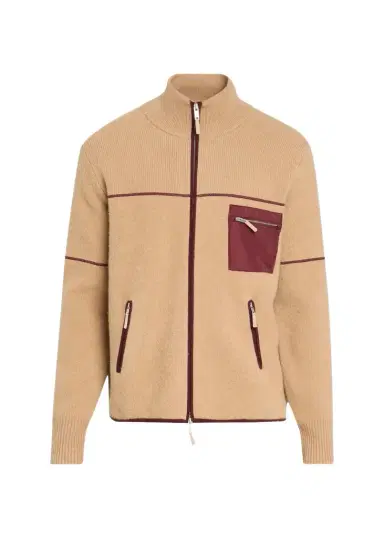 Guest In Residence Louis Felted Wool-Cashmere Zip-Front Jacket | Thumbnail 1 Guest In Residence Louis Felted Wool-Cashmere Zip-Front Jacket | Thumbnail 1