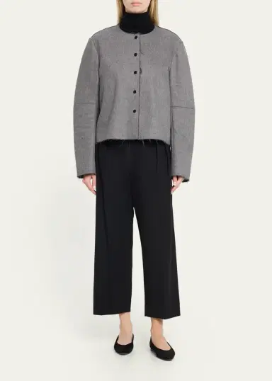 Maria McManus Crescent Wool-Cashmere Crop Jacket | Thumbnail 2 Maria McManus Crescent Wool-Cashmere Crop Jacket | Thumbnail 2