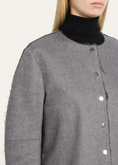 Maria McManus Crescent Wool-Cashmere Crop Jacket | Thumbnail 5 Maria McManus Crescent Wool-Cashmere Crop Jacket | Thumbnail 5