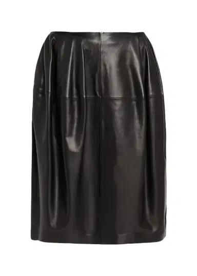 TOTEME Short Sculptural Leather Skirt | Thumbnail 1 TOTEME Short Sculptural Leather Skirt | Thumbnail 1