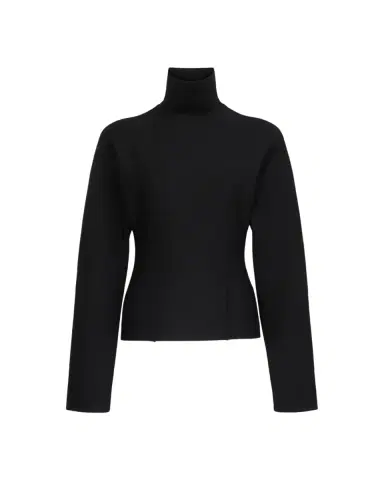 Alaïa Cinched Wool-Blend Sweater | Thumbnail 2 Alaïa Cinched Wool-Blend Sweater | Thumbnail 2
