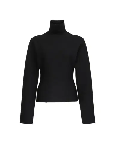 Alaïa Cinched Wool-Blend Sweater | Thumbnail 1 Alaïa Cinched Wool-Blend Sweater | Thumbnail 1