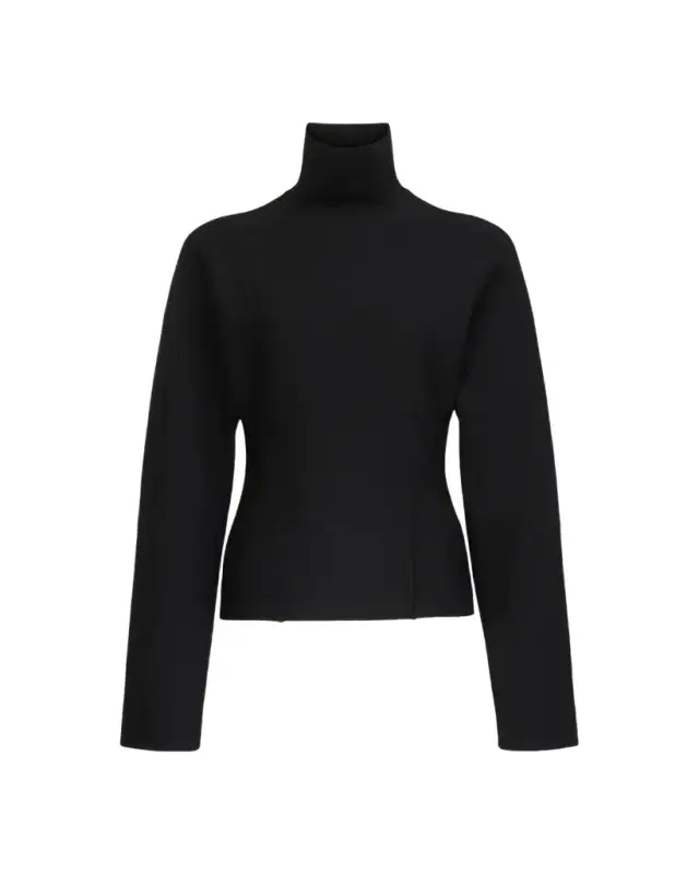 Cinched Wool-Blend Sweater Cinched Wool-Blend Sweater