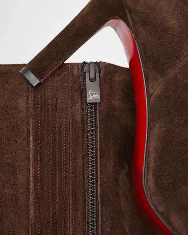 Christian Louboutin 85mm Fannylove Suede Knee-High Boots | Thumbnail 3 Christian Louboutin 85mm Fannylove Suede Knee-High Boots | Thumbnail 3