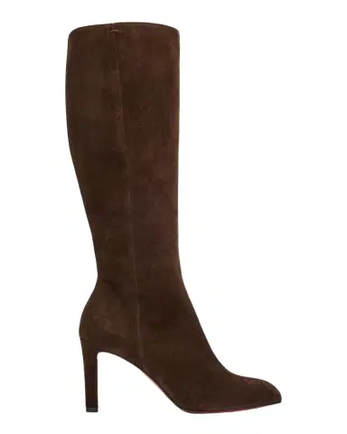 Christian Louboutin 85mm Fannylove Suede Knee-High Boots | Thumbnail 1 Christian Louboutin 85mm Fannylove Suede Knee-High Boots | Thumbnail 1