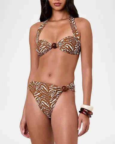 N/NICHOLAS Sirena Halter Bikini Top | Thumbnail 4 N/NICHOLAS Sirena Halter Bikini Top | Thumbnail 4