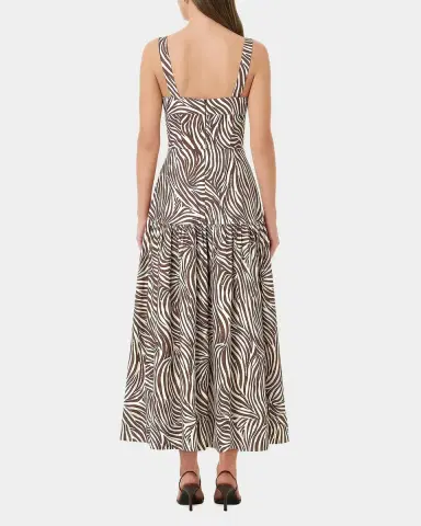 NICHOLAS Valeria Flounce Sweetheart Midi Dress | Thumbnail 3 NICHOLAS Valeria Flounce Sweetheart Midi Dress | Thumbnail 3