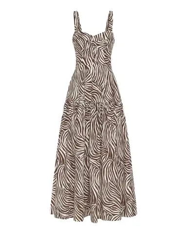 NICHOLAS Valeria Flounce Sweetheart Midi Dress | Thumbnail 1 NICHOLAS Valeria Flounce Sweetheart Midi Dress | Thumbnail 1