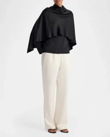 RÓHE Satin Cape Top | Thumbnail 2 RÓHE Satin Cape Top | Thumbnail 2