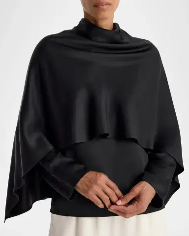 RÓHE Satin Cape Top | Thumbnail 4 RÓHE Satin Cape Top | Thumbnail 4