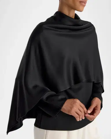 RÓHE Satin Cape Top | Thumbnail 5 RÓHE Satin Cape Top | Thumbnail 5