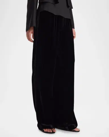 RÓHE Velvet Relaxed Pants | Thumbnail 4 RÓHE Velvet Relaxed Pants | Thumbnail 4